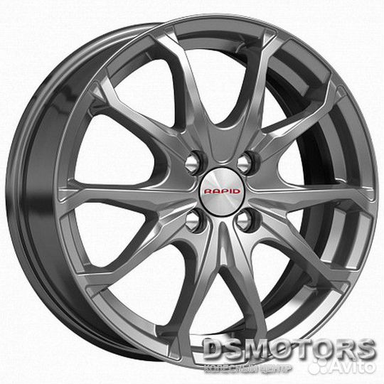 Диски Brent 6.0/16 4x100 ET40 d67.1 дарк платинум