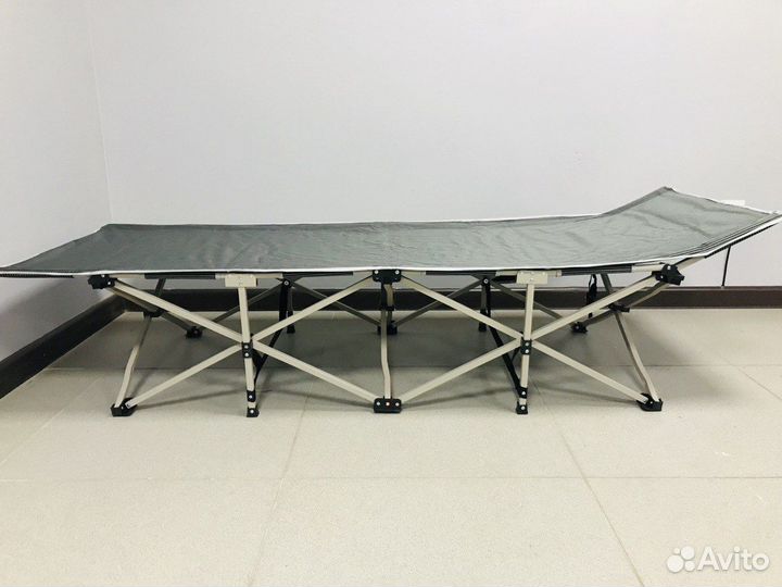 Раскладушка усиленная туристическая складная