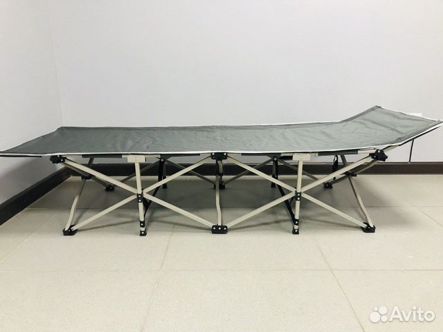 Раскладушка усиленная туристическая складная