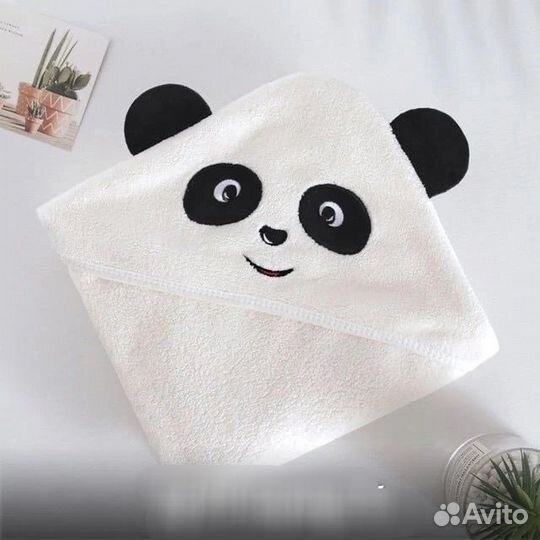 Полотенце детское с капюшоном