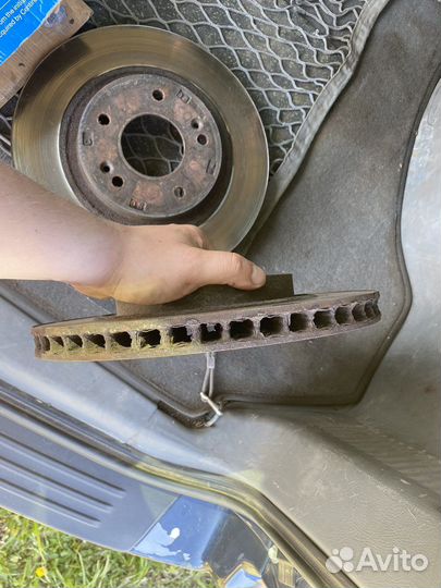 Тормозные диски hyundai santa fe