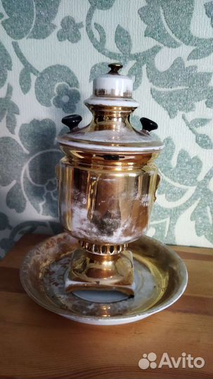 Кружка самовар фаб Кузнецов фарфор