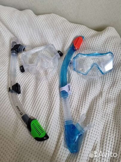 Маска, трубка для снорклинга, подводного плавания