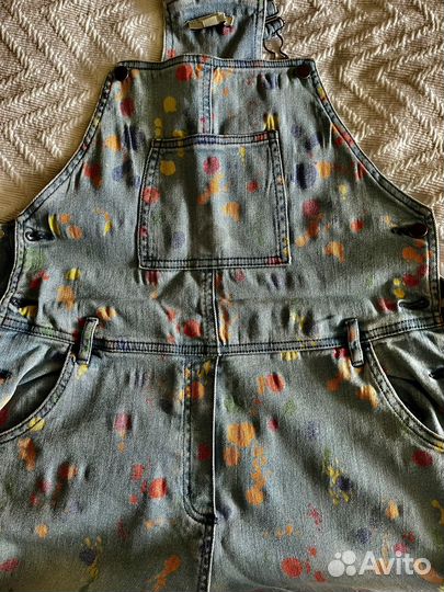 Комбинезон джинсовый женский летний