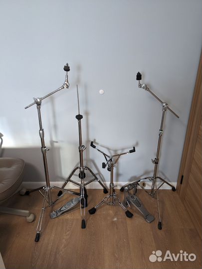 Хардвер, стойки малого, хай-хэта, журавли, педаль
