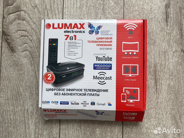 TV приставка lumax dv2108hd купить в Новосибирске | Электроника | Авито