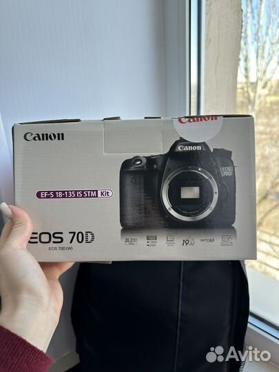 Фотоаппарат canon eos 70d kit 18-135