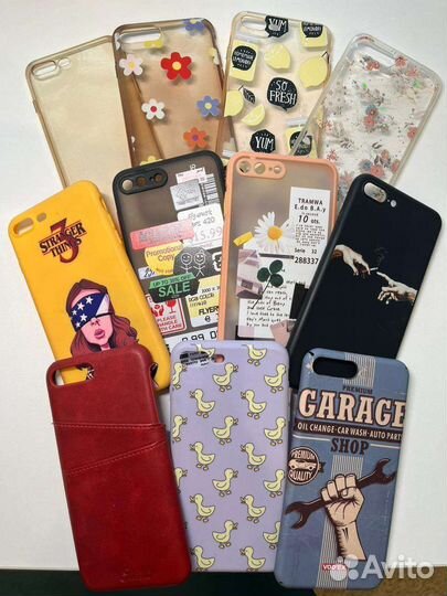 Чехол на iPhone 8 plus/6 plus /7 plus сет 11 штук