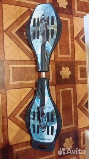 Рипстик, вейвборд, роллерсерф, двухколёсный скейт