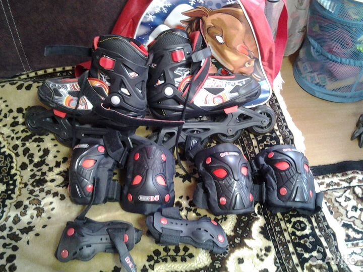 Детские ролики и защита