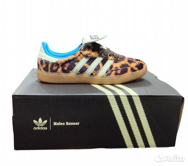 Adidas samba wales bonner leopard