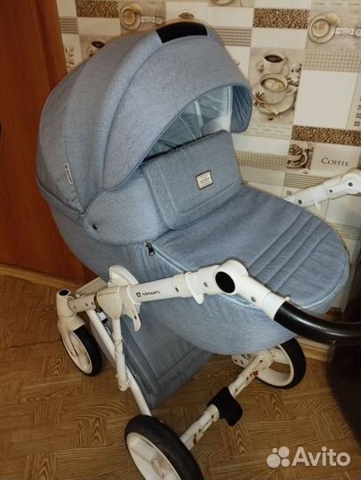 Коляска 2 в 1 adamex luciano