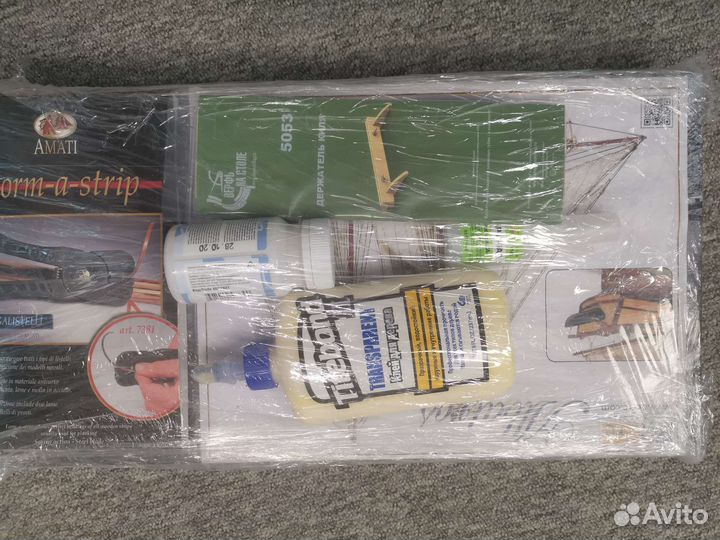 Сборная модель корабля из дерева Альбатрос