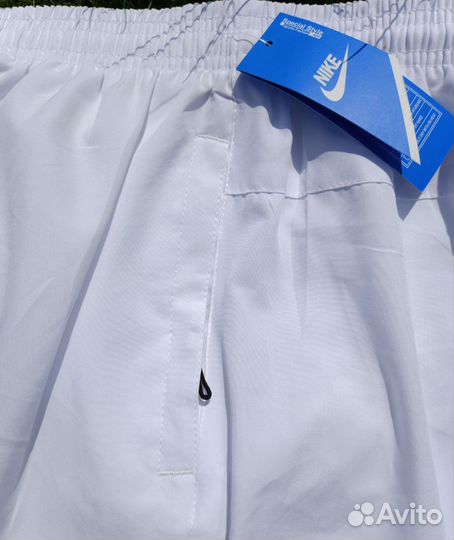 Шорты nike dri fit белые