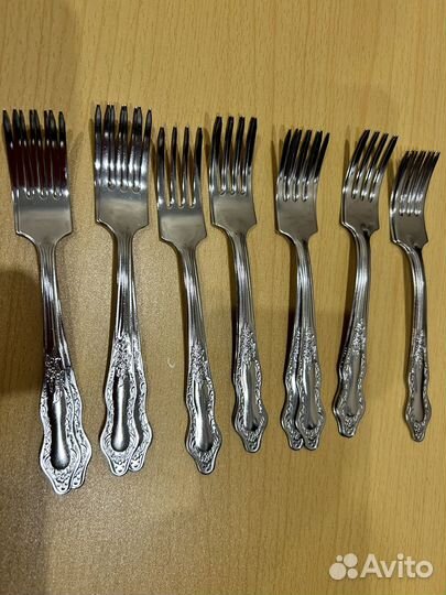 Вилки детские из нержавеющей стали новые