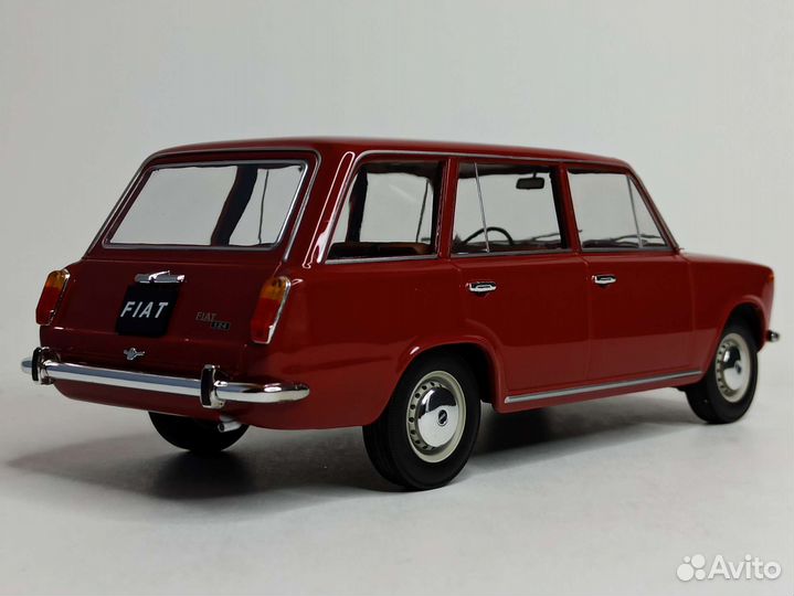 Fiat 124 (ваз 2102) Monza Red 1:18