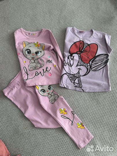 Детские вещи пакетом для девочек 104 110