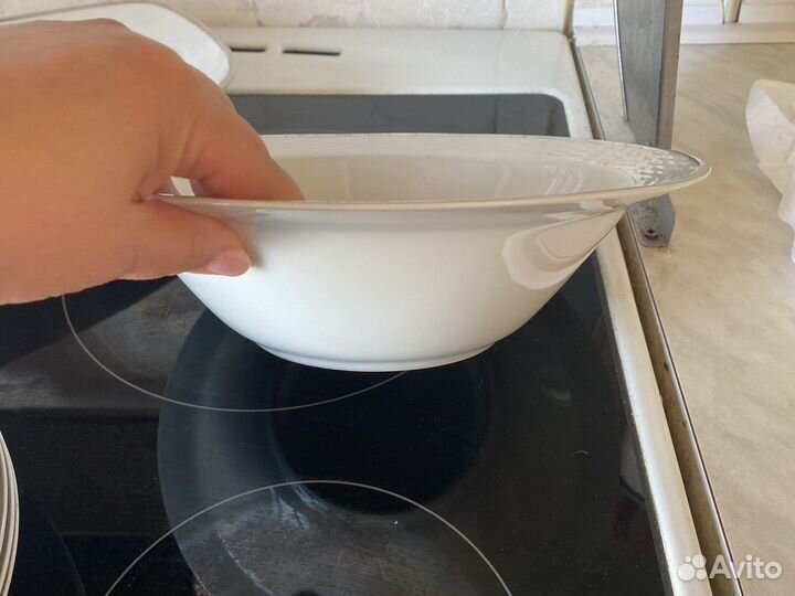 Тарелки, салатник, блюдо H&C 1930-50 годов