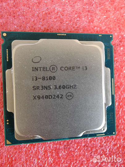 Процессор intel core i3 8100