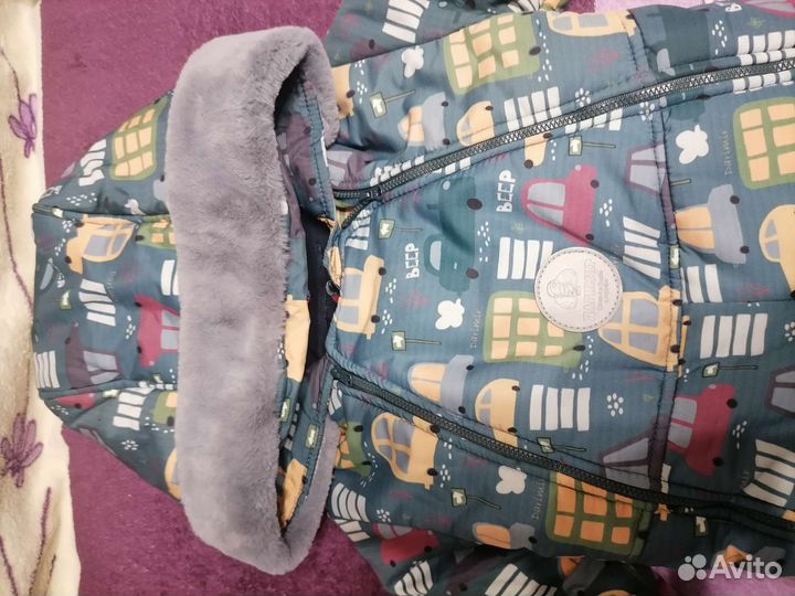 Зимний комбинезон для мальчика 86 размер