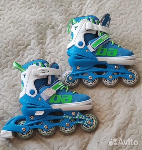 Роликовые коньки детские 2 в 1 раздвижные