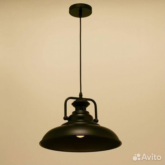 Светильник 'Раритет' 1х60Вт E27 черный 31х31х26 см