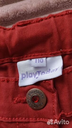 Джинсы play today для девочки
