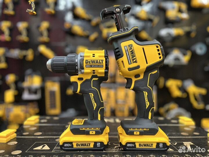 Набор аккумуляторного инструмента DeWalt DCK208D2