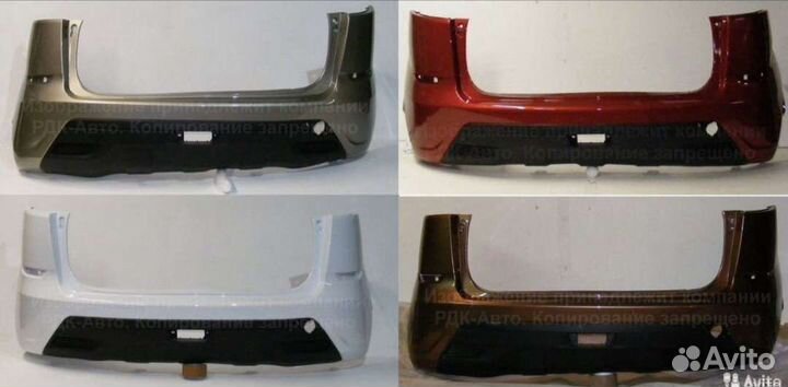 Бампер задний LADA xray X-RAY все цвета