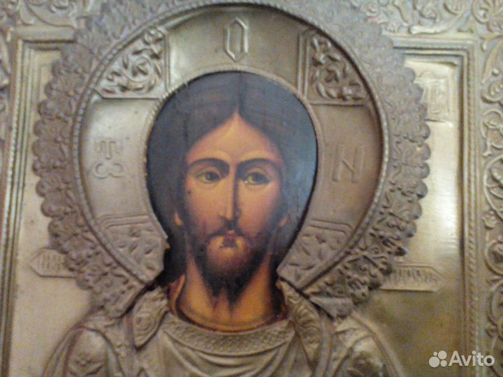 Икона Господь вседержитель 19 век