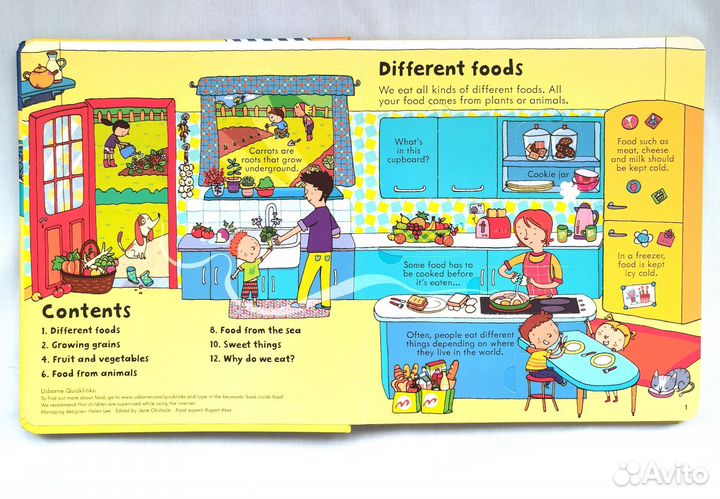 Usbome Look inside food