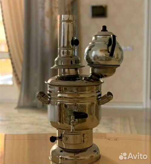 Самовар на шишках и углях турецкий