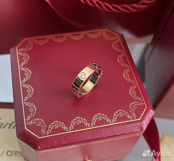 Кольцо cartier love