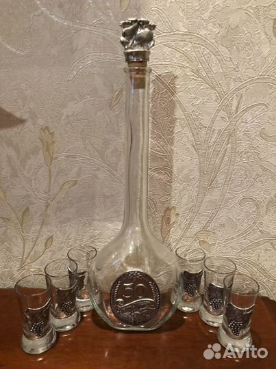 Подарочный набор для водки (стекло, олово 95)