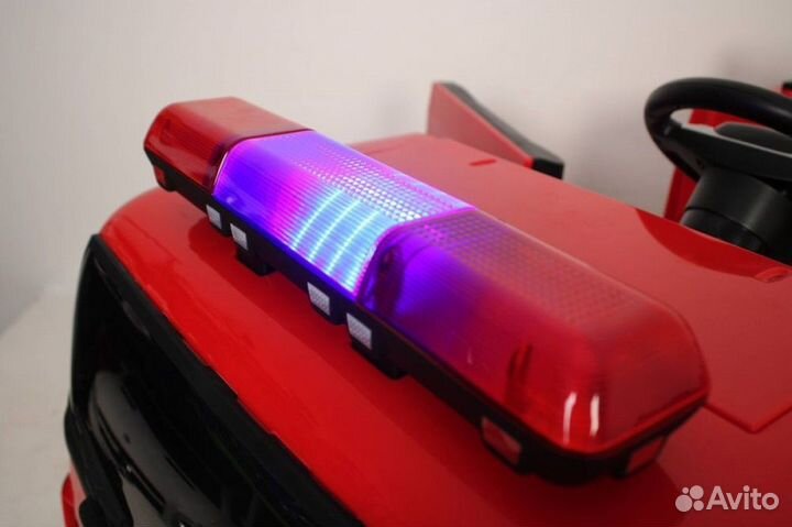 Детский электромобиль A222AA (пожарная)