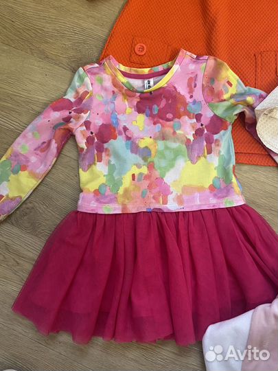 Вещи пакетом на девочку 98 next mothercare