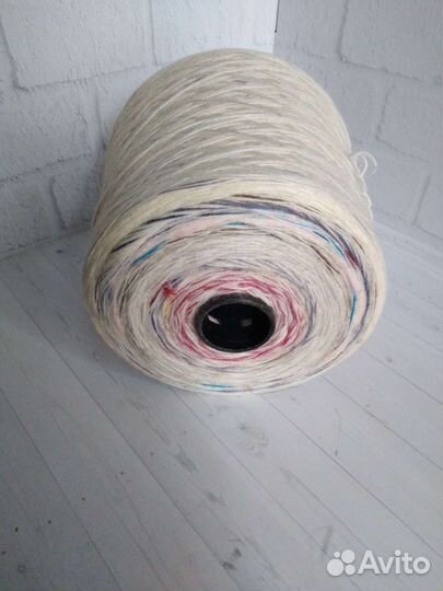 Пряжа полушерсть на бобине