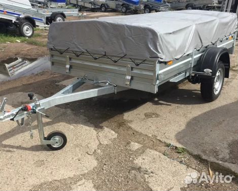 Прицеп универсальный с низким тентом 500 мм