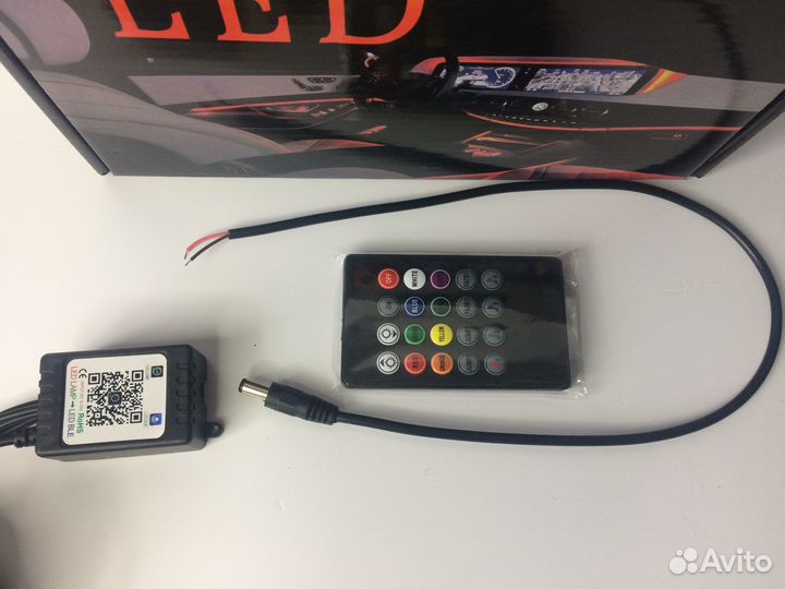 Неоновая светодиодная подсветка для салона авто