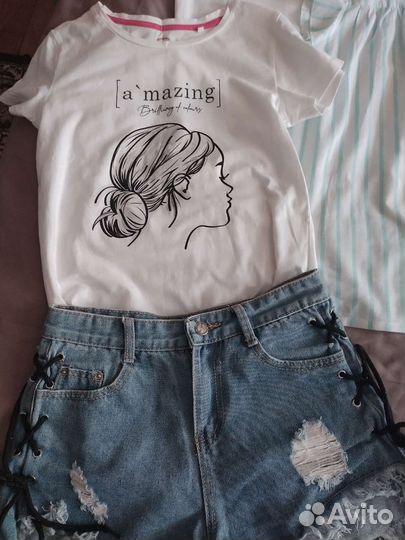 Детские вещи пакетом для девочки 12-13 лет