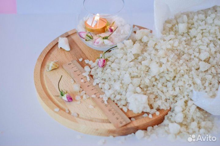 Морская соль розовая Крымская для ванн (мешок)