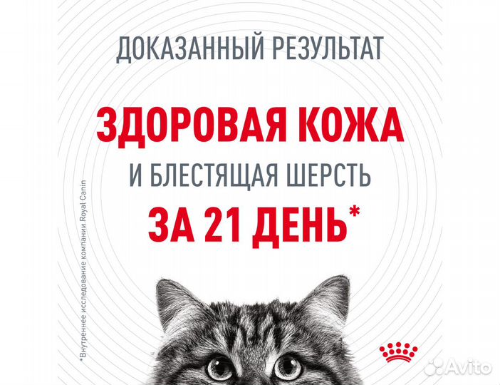 Корм для кошек Royal Canin здоровье шерсти, 400гр