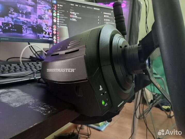 Thrustmaster t300 + ручник и коробка передач