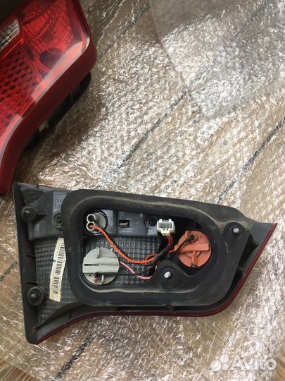 Задние фонари на kia rio 3