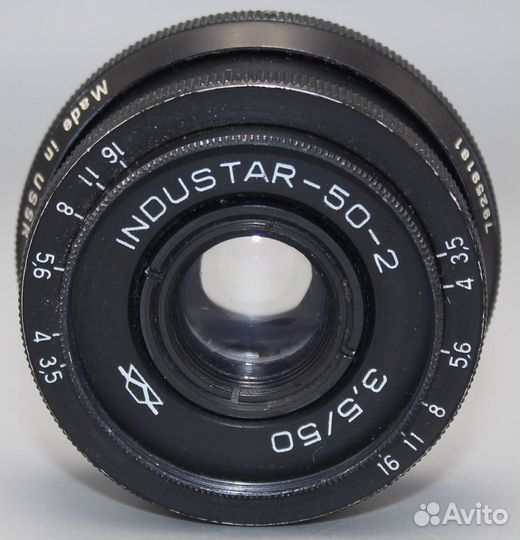 Industar 50-2 f/3.5 М42 (состояние 4)