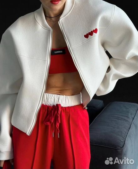 Бомбер женский оверсайз 42-48