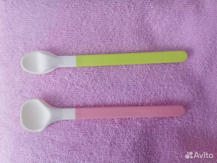 Ложки для первого прикорма pigeon + нимблер Piggi