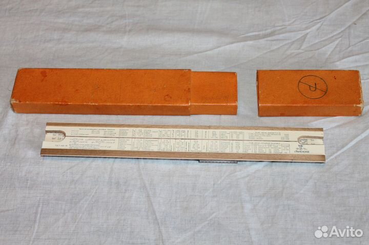 Логарифмическая линейка СССР (1957, 1972, 1974 г)