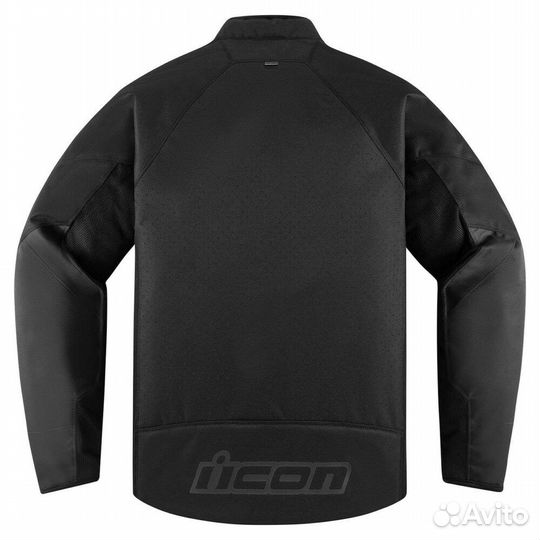 Icon Hooligan CE черная мотокуртка (размер: 2xl)