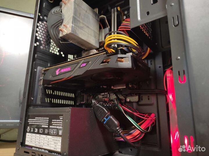 Игровой пк 8 cores 8Gb rx 570 Ssd